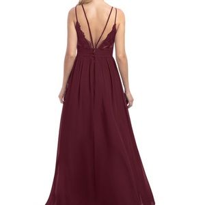 Azazie Blake Cabernet bridesmaid dress. Size 4